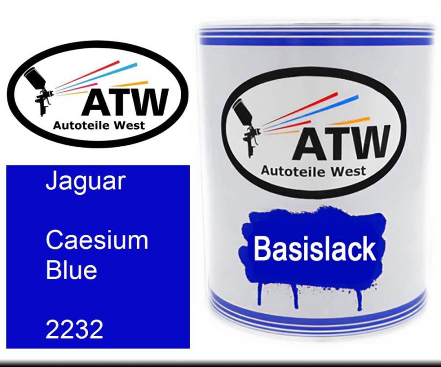 Jaguar, Caesium Blue, 2232: 1L Lackdose, von ATW Autoteile West.